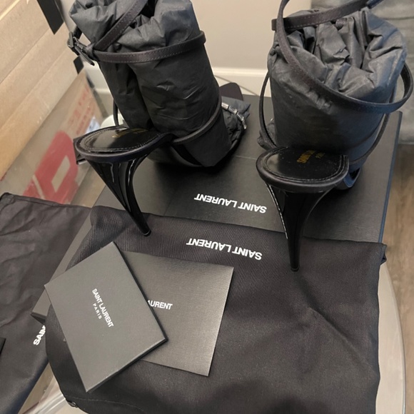 Brand New Saint Laurent Gloria Sandals Size 39.5 - Picture 3 of 6